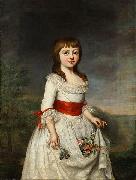 Portrait of Duchess Charlotte Friederike of Mecklenburg as a child unknow artist